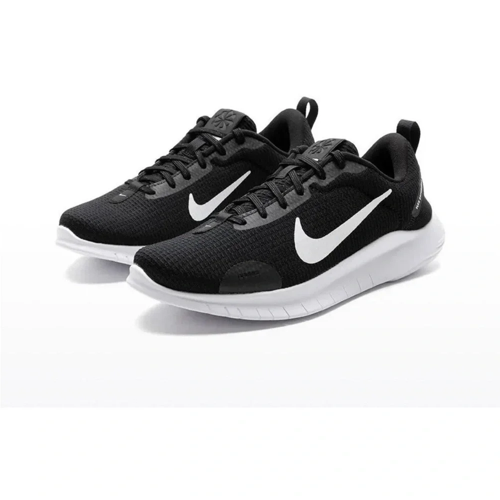 Nike Flex Experience Run 12 Women's White Black Running Work Shoe No Lid - Picture 2 of 8